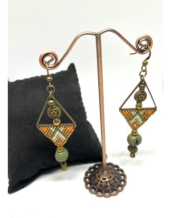 Boucles d'oreilles triangle...