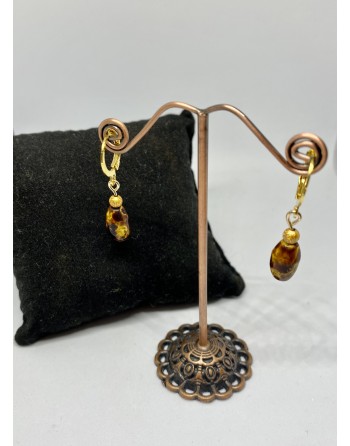 Boucles d'oreilles "D'or et...