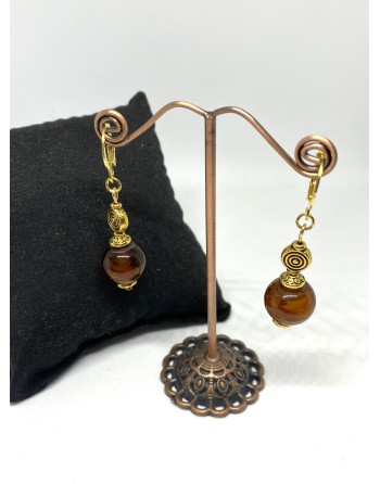 Boucles d'oreilles "D'or et...