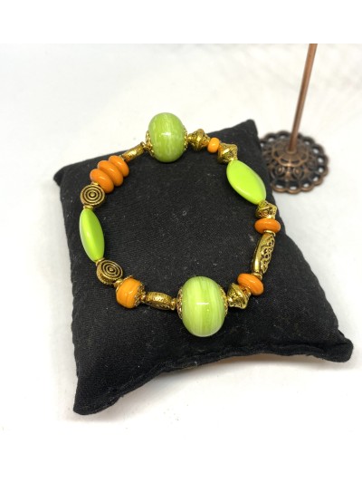 Bracelet "Anis et Orange"