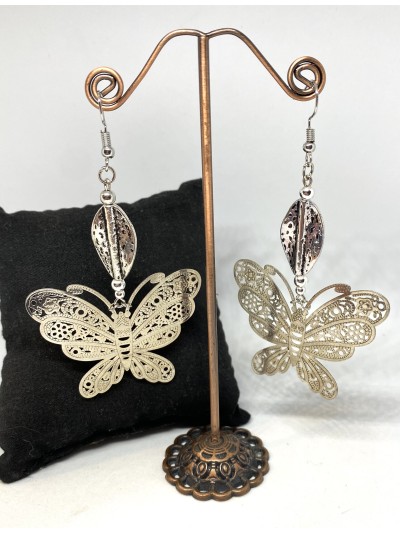 Boucles d'oreilles Papillons